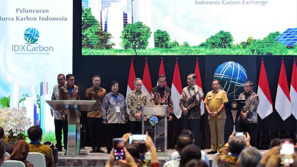 Inauguration of Indonesia International Carbon Trading